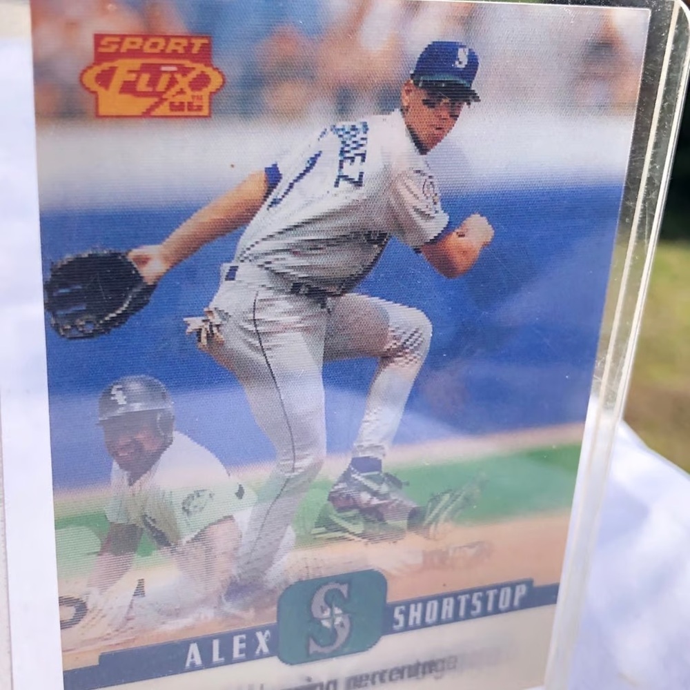 1996 Alex Rodriguez Sport Flix Action Card